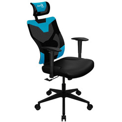 Игровое кресло AeroCool Guardian (черный/синий)