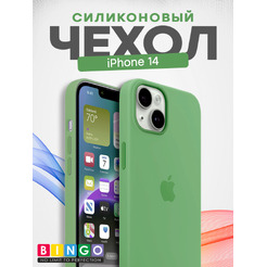 Чехол-накладка Bingo Silicone Case для Apple iPhone 14 (мята)