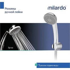 Смеситель Milardo Poli POLSB00M10 (хром глянцевый)