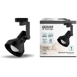 Светильник трековый конус Gauss TR013 (черный)