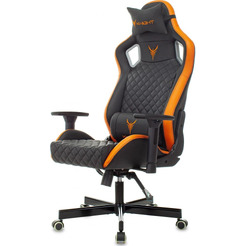 Кресло игровое Knight Outrider (1628891) черный/оранжевый