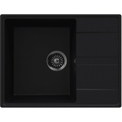 Мойка кухонная Maunfeld Lacrima 650 MFQS-650B (черный)