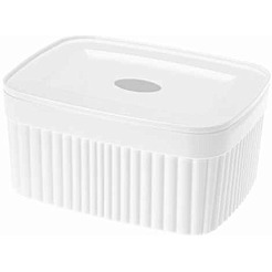 Лоток с крышкой Бытпласт Econova Velvet 433238716 0.9л (белый)