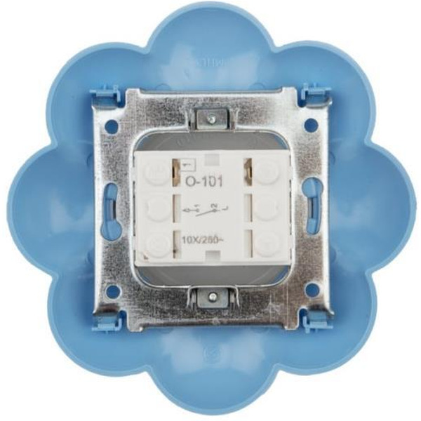 Выключатель одноклавишный KRANZ HAPPY Цветок KR-78-0626