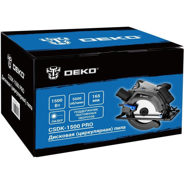 Циркулярная пила Deko CSDK-1500 PRO 085-1150