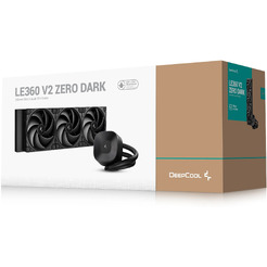 Система жидкостного охлаждения для процессора DeepCool LE360 V2 Zero Dark R-LE360ZERO-BKLNMD-G-1