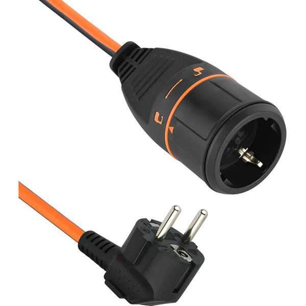 Удлинитель Electraline 01666 (30 м, оранжевый)