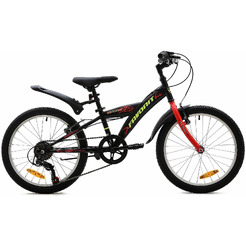 Велосипед Favorit Meteor 20 V (черный/красный)