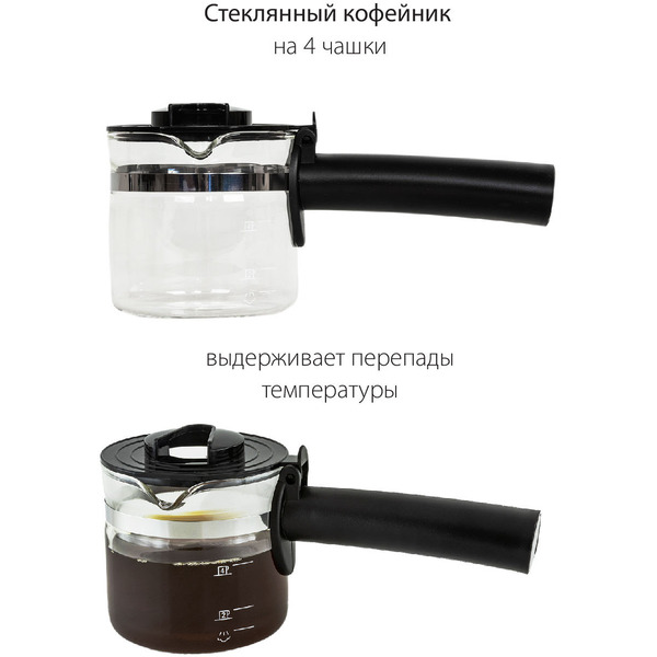 Кофеварка Pioneer CM106P (черный)