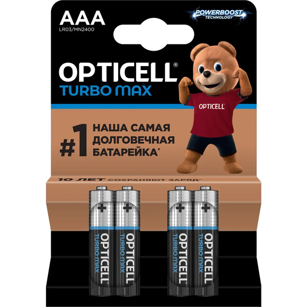Батарейка Opticell Turbo Max AАA (4шт)