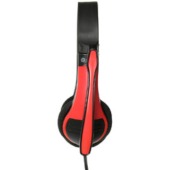 Наушники Oklick HS-M150 (черный/красный)