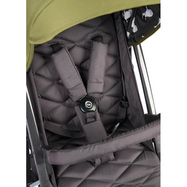 Коляска прогулочная HAPPY BABY ELEGANZA V2 (dark green)