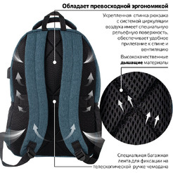 Рюкзак BRAUBERG URBAN 229893 синий