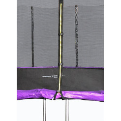 Батут пружинный с защитной сеткой и лестницей ATLAS SPORT 16FT-6 PRO purple