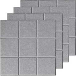 Когтеточка UG Home Самоклеящаяся фетровая ФП.4-СРМ (30x30см, 4шт, серый шелк)
