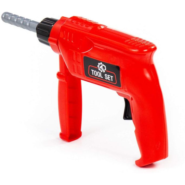 Дрель игрушечная Полесье 90461 (красный)