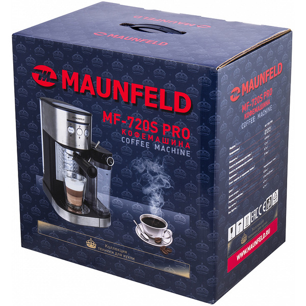 Кофеварка MAUNFELD MF-720S Pro