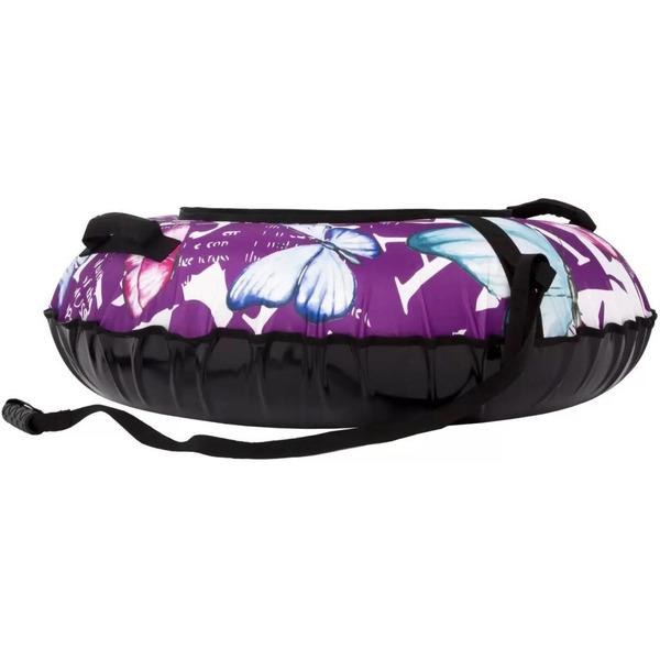 Тюбинг-ватрушка Snowstorm BZ-100 Butterfly V3 / W113186 (100см, розовый/черн)