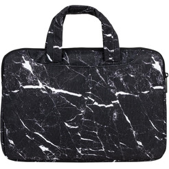 Сумка для ноутбука BRAUBERG Marble 270835 (белый/черый)