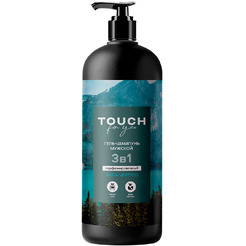 Шампунь-гель для душа Touchforyou Aqua Vertigo 3в1 мужской, 1000 мл