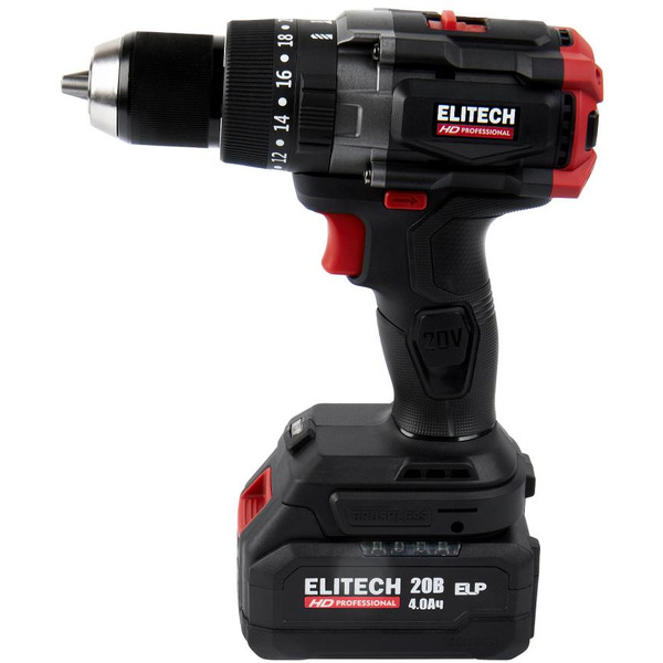 Ударная дрель-шуруповерт ELITECH CD 20BL2 E2201.042.02 (205728)
