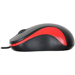 Мышь Oklick 115S (черный/красный)