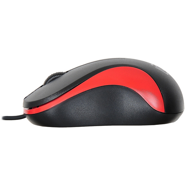 Мышь Oklick 115S (черный/красный)