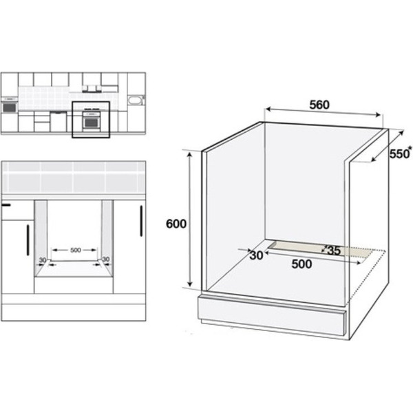 Электрический духовой шкаф Schtoff Decor 1200