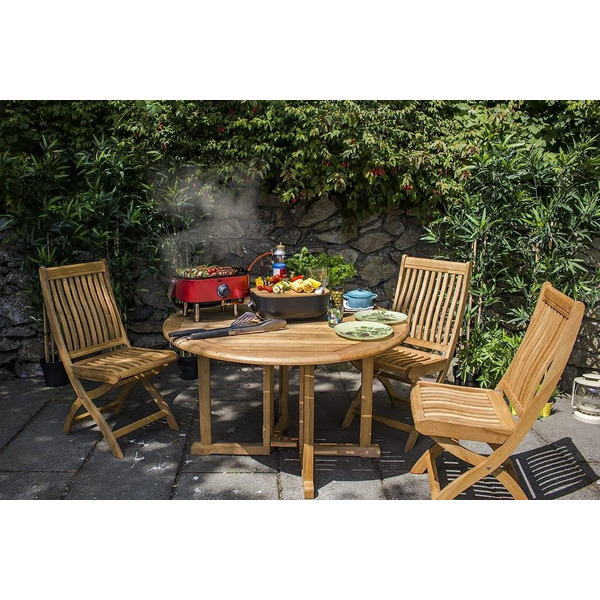 Портативный газовый гриль Sahara Mini BBQ (серебристый)