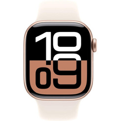 Смарт-часы Apple Watch S10 42mm A2997 (MWWH3LW/A) Aluminium Rose Gold (ремешок S/M)