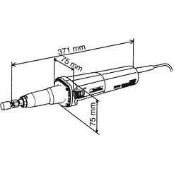 Прямая шлифмашина Makita GD0800C