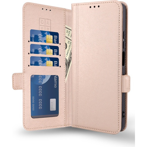 Чехол-книжка Case Book для Honor X7b/90 Smart с магнитной застежкой (бежевый