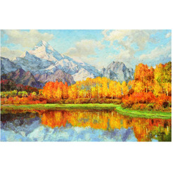 Картина стразами (алмазная мозаика) ОСТРОВ СОКРОВИЩ «Звенящая тишина» 662581