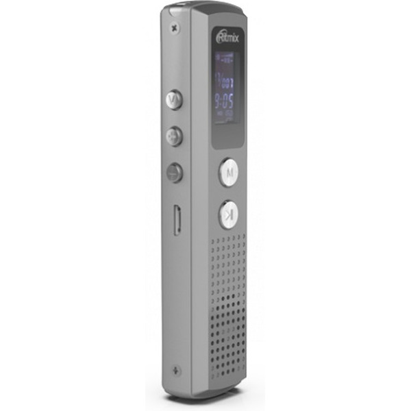 Диктофон цифровой Ritmix RR-120  (4GB) серебристый