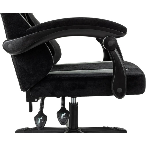 Кресло игровое Knight Wolf черный/серый