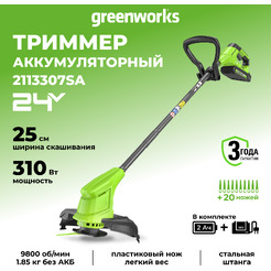 Триммер Greenworks G24LT251 2113307SA