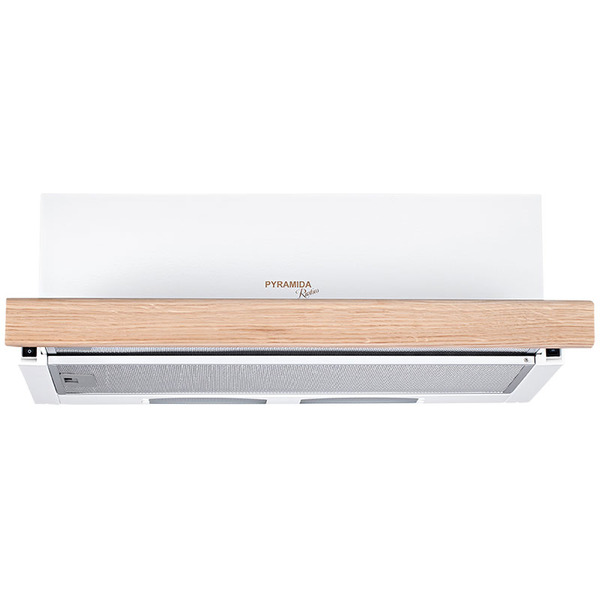 Вытяжка кухонная PYRAMIDA TL-60 WOOD WHITE/N