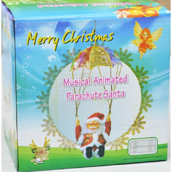 Фигура подвесная Волшебная страна 103138 "Санта с парашютом"