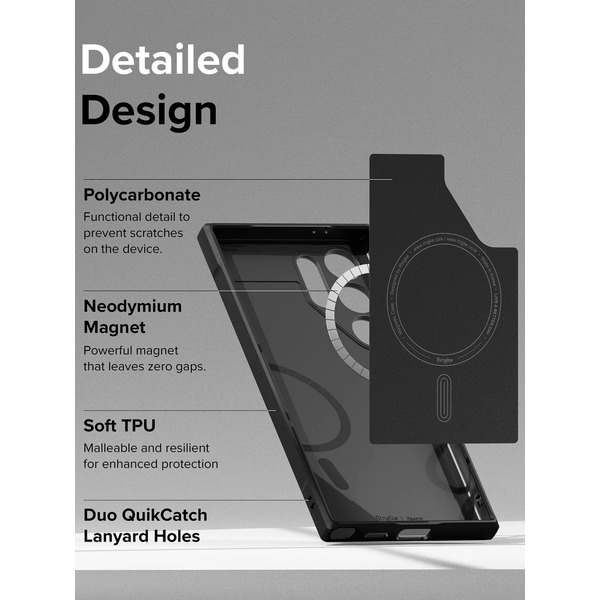 Чехол Ringke ONYX MAGNETIC для Samsung Galaxy S24 Ultra BLACK