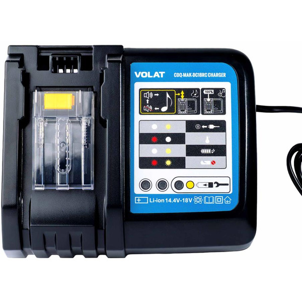 Зарядное устройство VOLAT для Makita 14.4-18.0V 3.0A (Li-ion) CDQ-MAK-DC18RC