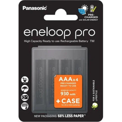 Аккумулятор Panasonic Eneloop Pro AAA BK-4HCDE/4CP+case (4 шт)