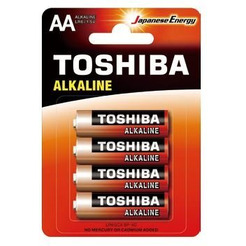 Батарейка TOSHIBA Alkaline LR06 BP-4