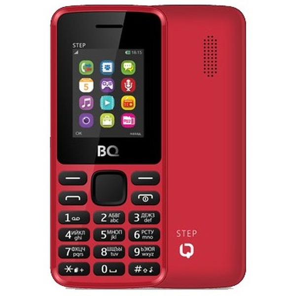 Мобильный телефон BQ-Mobile BQM-1830 Step Красный