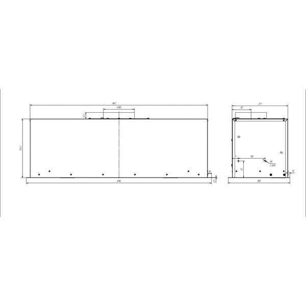 Кухонная вытяжка ELIKOR Cube 90П-1000-Э4Д белый/белое стекло 277204