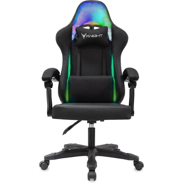 Кресло игровое Knight Wolf RGB (черный)