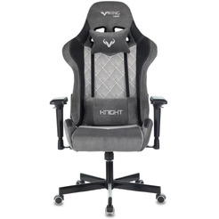 Кресло игровое Zombie VIKING 7 KNIGHT Fabric (серый Loft)