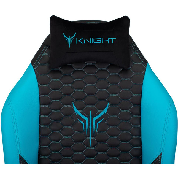 Кресло игровое Knight Neon (1717271) черный/голубой