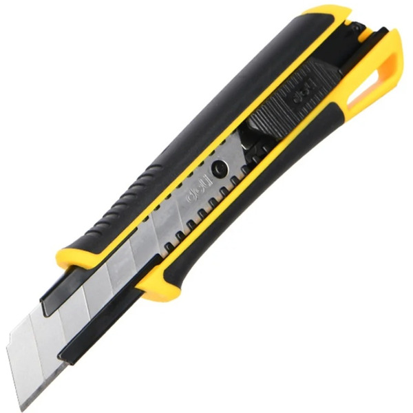 Нож строительный Deli EDL003H