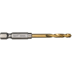 Сверла по металлу MILWAUKEE Shockwave RedHEX HSS-G TiN 4x71.5mm 2 шт (48894708)