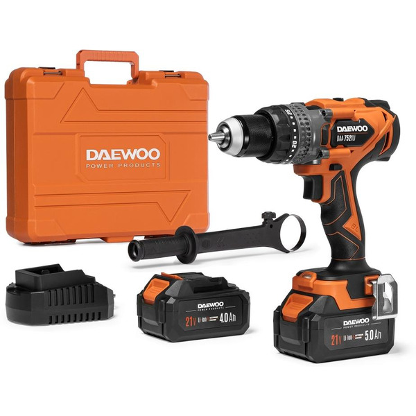 Дрель-шуруповерт ударная аккумуляторная Daewoo Power DAA 7521Li SET